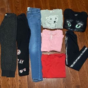 Bundle 8 pcs Girls clothing size M 7/8